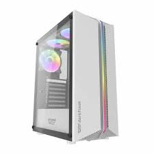 DarkFlash DK151 ATX With 3 ARGB Fans Gaming Case White