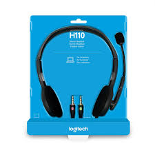Logitech H110 Wired Stereo Headset with Dual 3.5mm Plugs