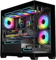 DarkFlash C218M 4 Fans Mid-Tower PC Case Black