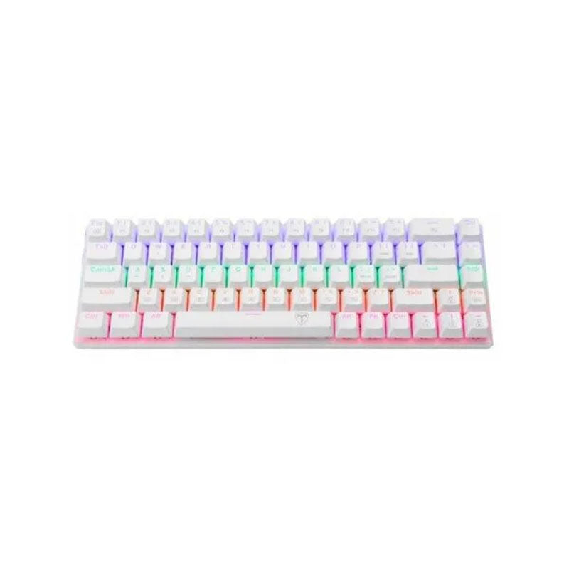 T-Dagger VIATOR-WHITE TGK325W Red Switches Mechanical Gaming Keyboard ...