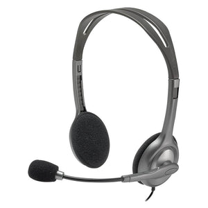 Logitech H110 Wired Stereo Headset with Dual 3.5mm Plugs
