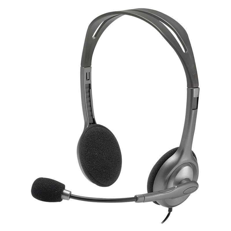 Logitech H110 Wired Stereo Headset with Dual 3.5mm Plugs