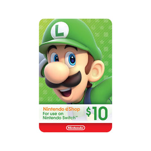 Nintendo $10 eShop Gift Card - USA