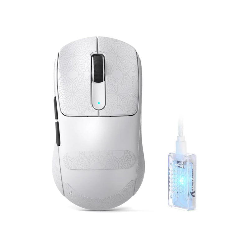 Attack Shark V5 Wireless Gaming Mouse - White