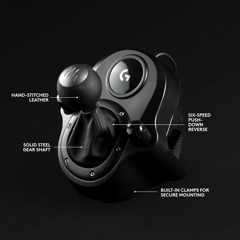 Logitech G923 Racing Wheel and Pedals with Logitech G Driving Force Shifter