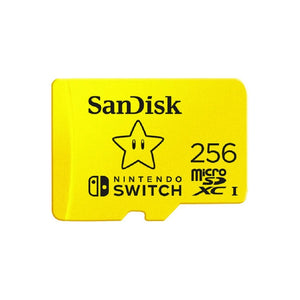 Sandisk Memory Card Micro SD For Nintendo Switch - 256GB