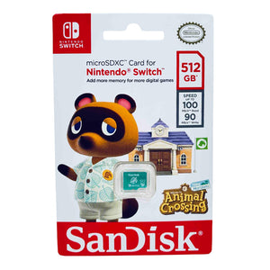 Sandisk Memory Card Micro SD For Nintendo Switch - 512GB