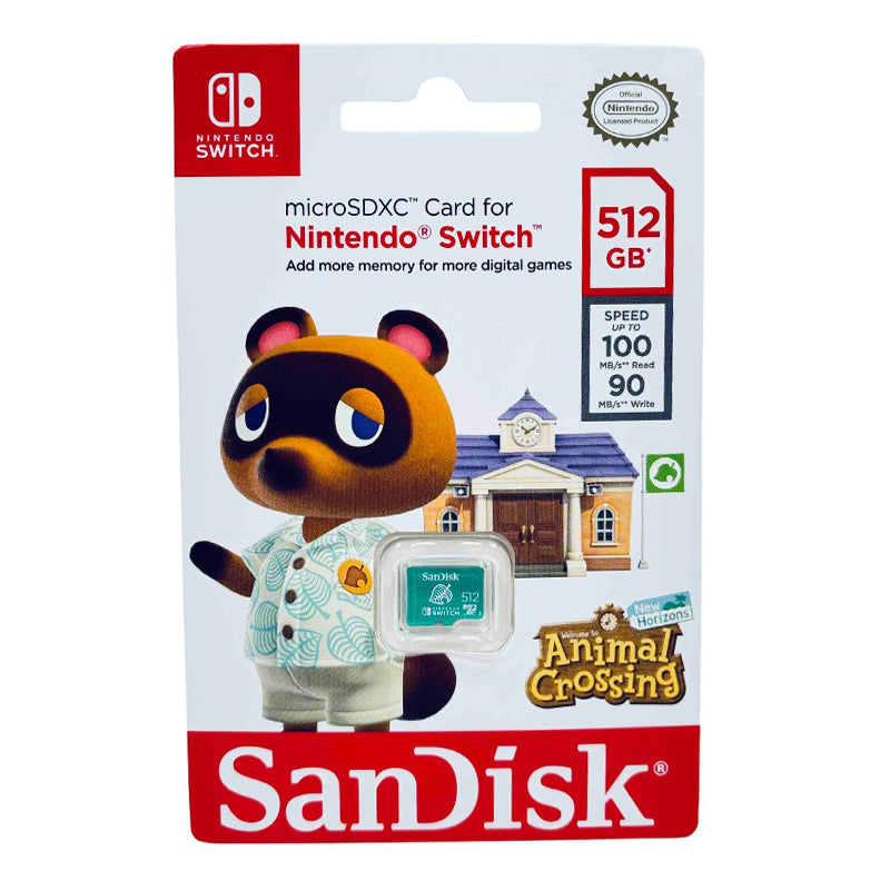 Sandisk Memory Card Micro SD For Nintendo Switch - 512GB
