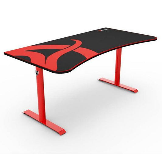 Arozzi Arena Gaming Desk – Red/Black - Games4u Pakistan