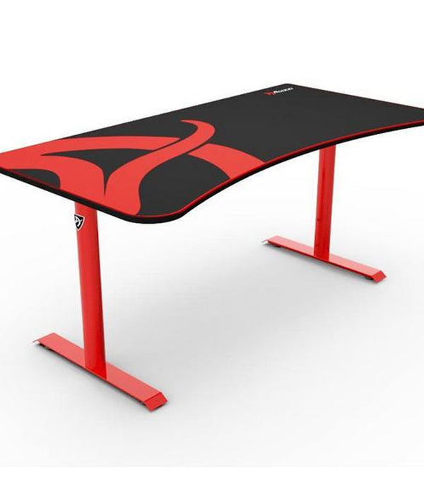 Arozzi Arena Gaming Desk – Red/Black - Games4u Pakistan