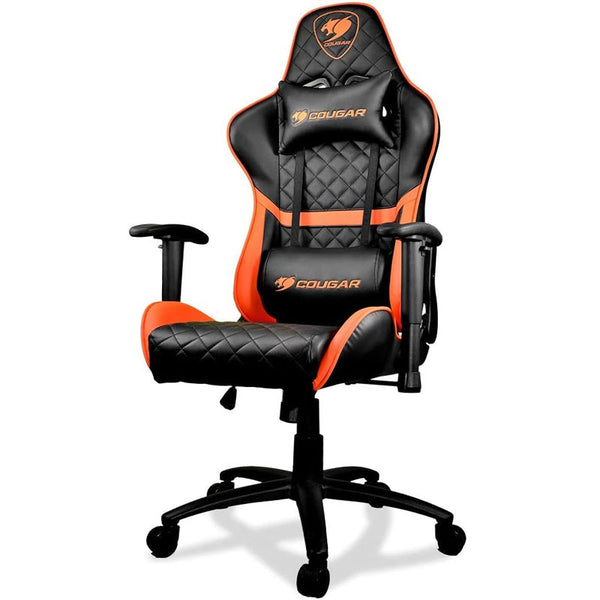 Cougar Armor One Gaming Chair (Black and Orange) - Games4u Pakistan