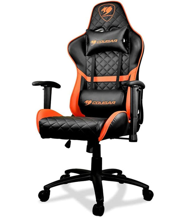 Cougar Armor One Gaming Chair (Black and Orange) - Games4u Pakistan