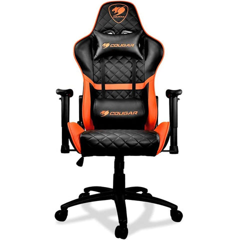 Cougar Armor One Gaming Chair (Black and Orange)
