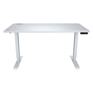 Royal 150 Elite Cougar Electric Gaming Desk (White)