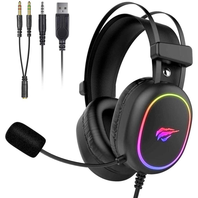 Havit H2016D RGB Wired Gaming Headset - Games4u Pakistan