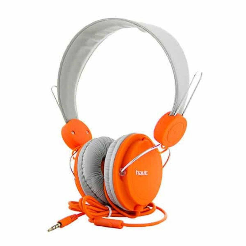 Havit HV-H2198d Gaming Headset (Grey+Orange) - Games4u Pakistan