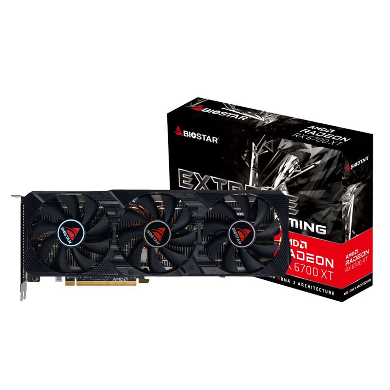 BioStar AMD Radeon RX6700XT OC 12GB Graphic Card - Games4u Pakistan