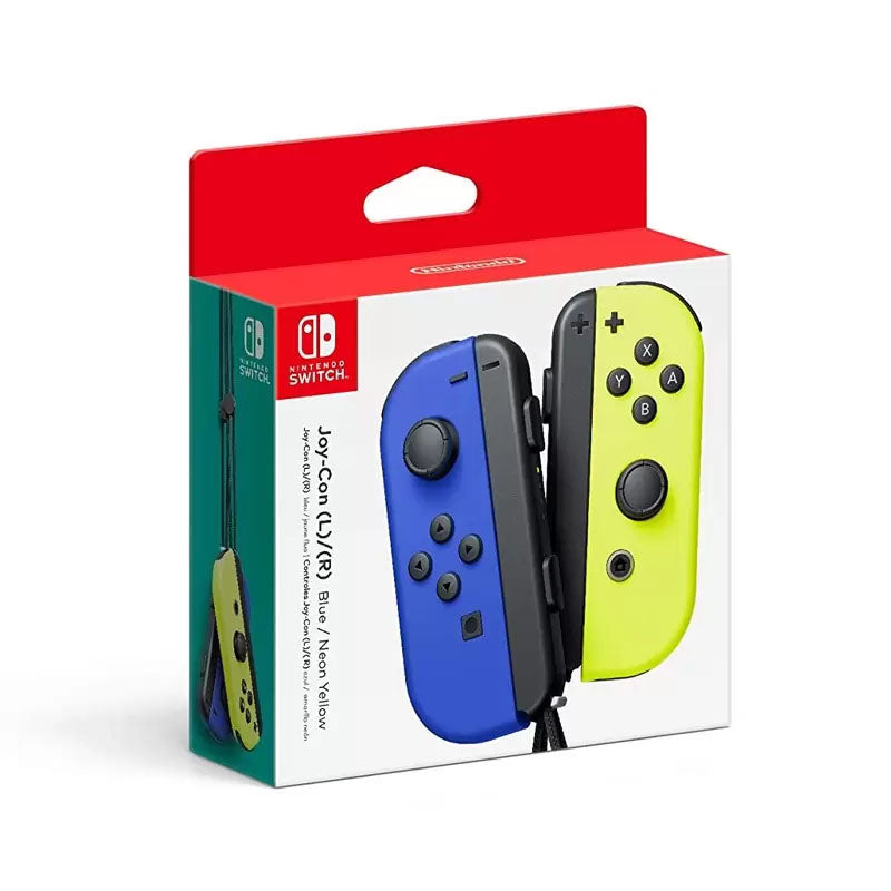 Nintendo Switch Joy-Con (L-R) – Blue/NeonYellow - Games4u Pakistan