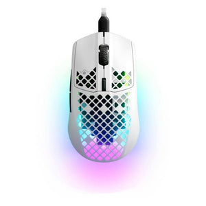 SteelSeries Aerox 3 Lightweight Gaming Mouse - Snow