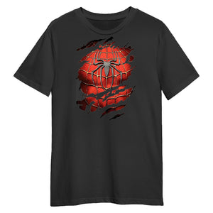 Ripped Spider - Black Tshirt