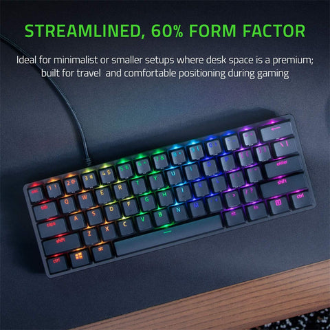 Razer Huntsman Mini 60% Gaming Keyboard- Classic Black