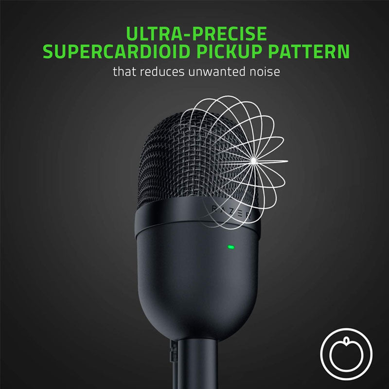 Razer Seiren Mini USB Condenser Microphone- Classic Black - Games4u Pakistan