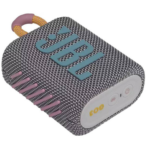 JBL GO 3 Portable Bluetooth Speaker - Silver