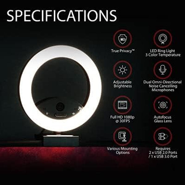 Arozzi - Occhio True Privacy Webcam