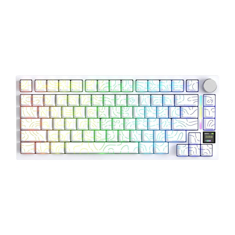Attack Shark X820 Ultra Wireless Mechanical Keyboard - White Contours