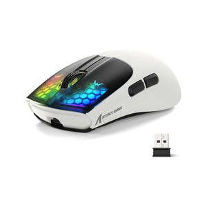 Attack Shark X5 Wireless Gaming Mouse - White & Black