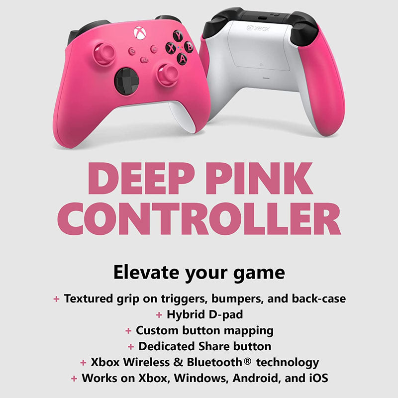 Xbox Core Wireless Controller – Deep Pink - Games4u Pakistan