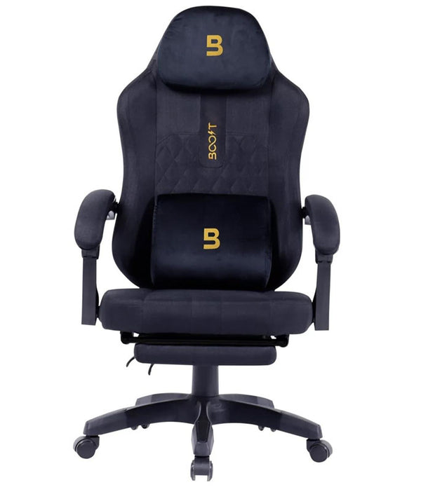 Boost Surge Pro Fabric Gaming Chair - Black - Games4u Pakistan