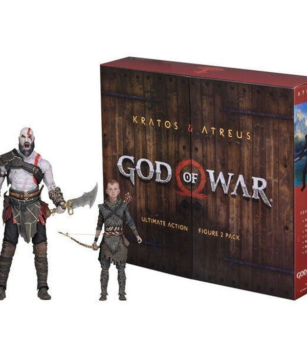 NECA God of War Kratos & Atreus Action Figure - Games4u Pakistan
