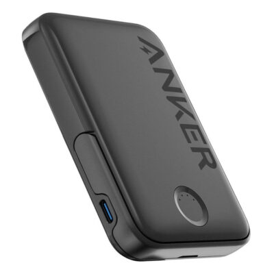 ANKER 322 MagGo Power Bank 5000mAh 7.5W Stand Black A1618H11-1 iPhone Android Magnetic Wireless