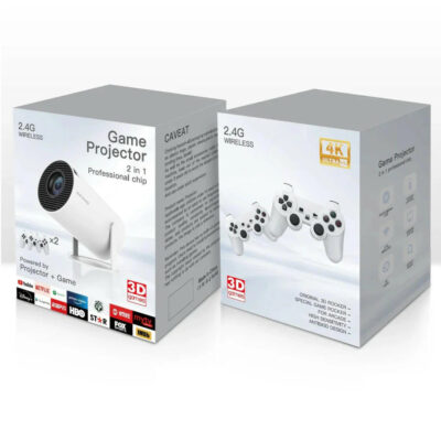 Android plus Game Projector 216 Built-in with Two Wireless Controllers - Image 3