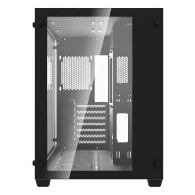DarkFlash Aigo Tempered Glass C285 ATX Gaming Casing Black - Image 2