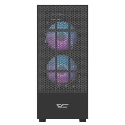 DarkFlash A290 ARGB Mid-Tower ATX Gaming Case - Black - Image 2