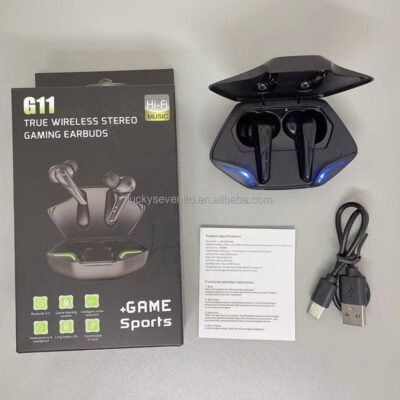 G11 TWS Stereo Bass Gaming Earbuds - Image 2