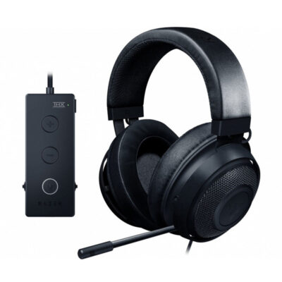 Razer Kraken Tournament Edition – Wired Gaming Headset with USB Audio Controller – Black - Games4u Pakistan