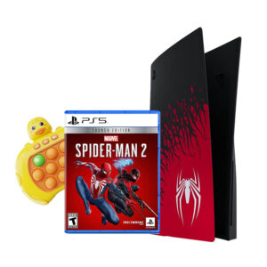 Spiderman 2 PS5 with Faceplate and Push Puzzle Game