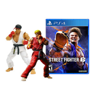 Street Fighter - PS4 with Ken & Ryu Action Figure