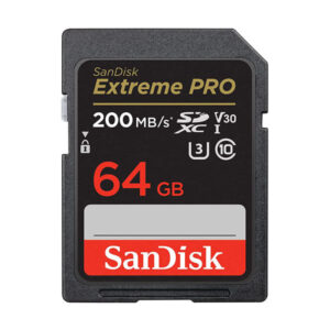 SanDisk Extreme Pro SD UHS I 64GB Card for 4K Video for DSLR and Mirrorless Cameras 200MB/s Read & 90MB/s Write - Games4u Pakistan