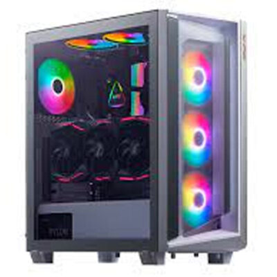 XPG Cruiser Super Mid Tower Gaming Chassis - White - Games4u Pakistan