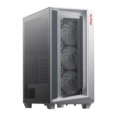 XPG Cruiser Super Mid Tower Gaming Chassis - White - Games4u Pakistan
