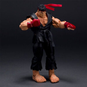 Street Fighter Action Figure Collectible - Ryu (BLACK) - Games4u Pakistan