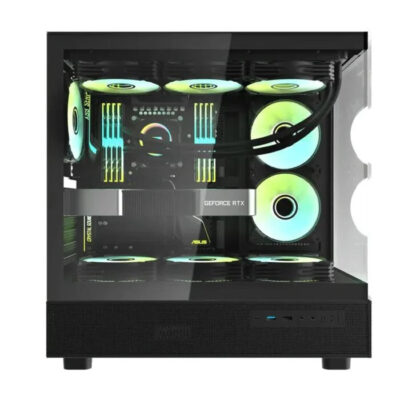 Dark Flash DPX90 ATX Gaming Tower PC Case (Black) - Image 2