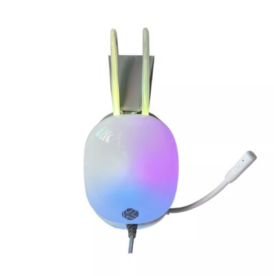 KGaming K99 Virtual 7.1 USB Gaming Headset - White - Image 3
