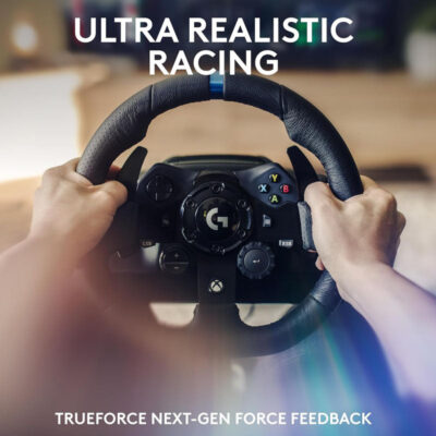Logitech G923 Racing Wheel and Pedals with Logitech G Driving Force Shifter - Image 2