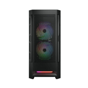 Cougar Duoface RGB Black Mid Tower with 3 ARGB Fans Glass and Mesh Gaming Case - Games4u Pakistan