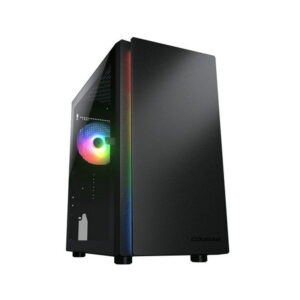 Cougar Gaming Purity Black RGB 1 ARGB Fan Gaming Case - Games4u Pakistan